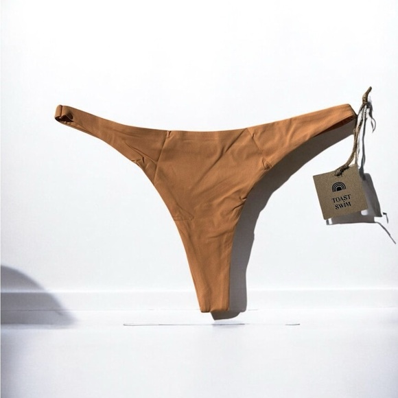 🌻NEW w.Tags Free People x Toast Signature Stitch Ribbed Bottom in Sandstone Med - Picture 4 of 15